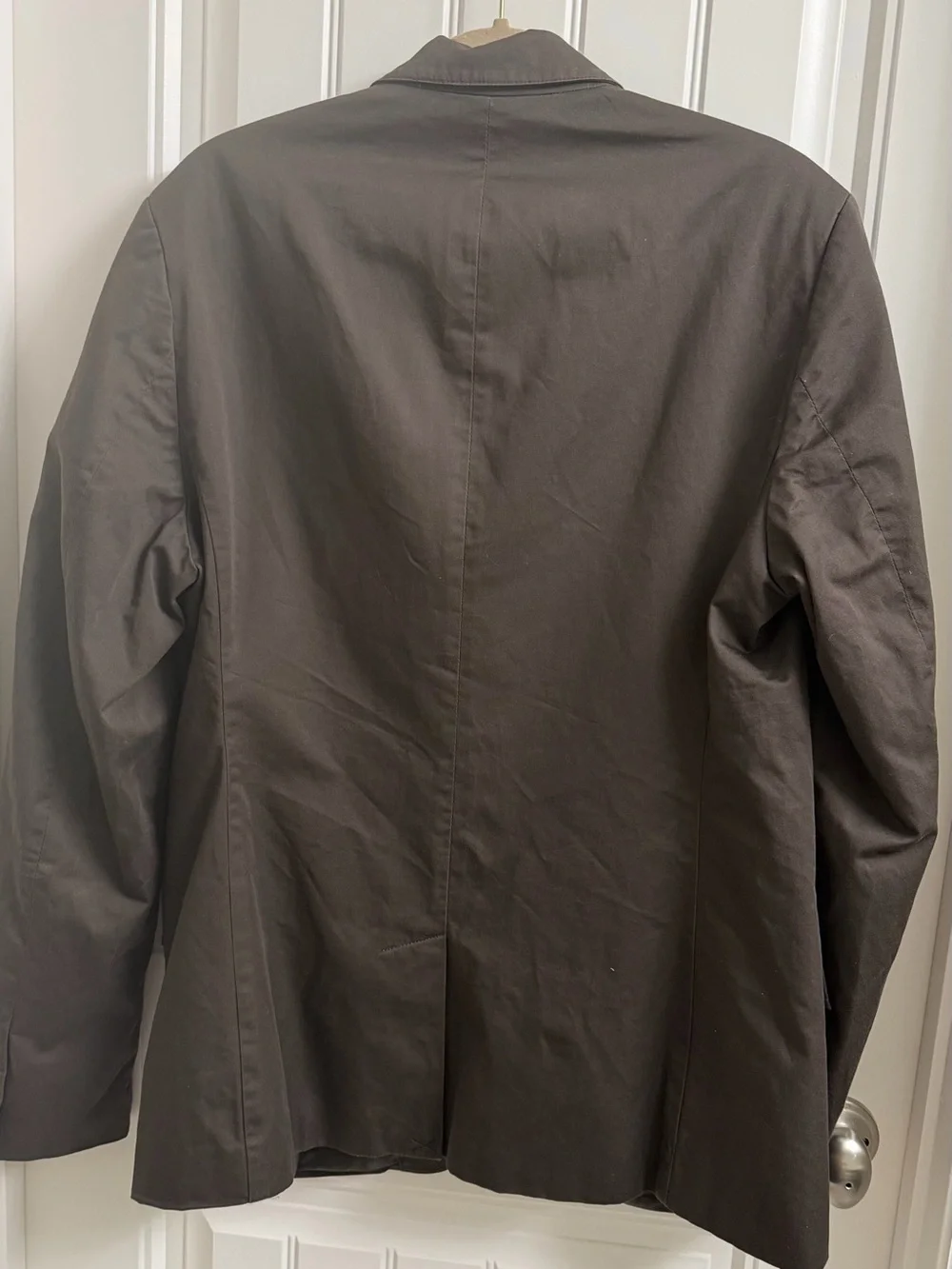 Guess Brown Men's Blazer with Notch Lapel